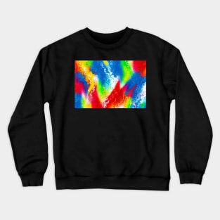 Abstact Colors Primary Merging mixing Crewneck Sweatshirt